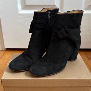 Madewell Black Suede Ankle Boots